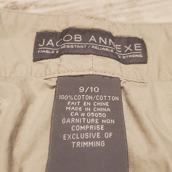 Jacob Annexe Khaki pants with flare - Picture 4 of 8